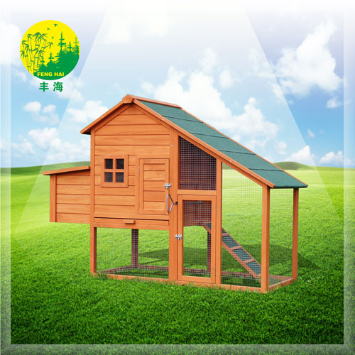Wooden Chicken Coop with nesting box FHC17-1041